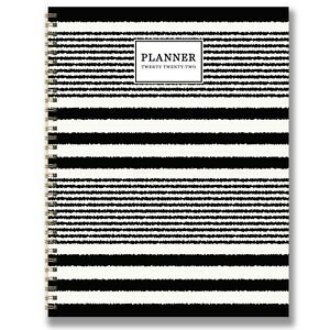 2022 Classic Stripe Large Weekly Monthly Planner