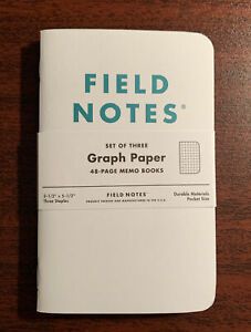 Field Notes Bluegrass Cellular Limited Edition 3-Pack of Memo Books New