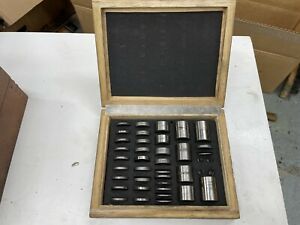 Round circular gage block set .050 thru 1.000 Machinist Tools space spacer