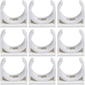 DOITOOL 50PCS Pex Pipe Support Hangers 3/4 Inch U-Hook PEX Holder PVC 25mm