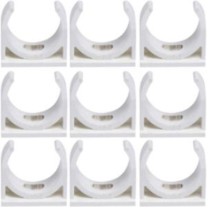 DOITOOL 50PCS Pex Pipe Support Hangers 3/4 Inch U-Hook PEX Holder PVC 25mm