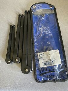 3pc Set Adjustable Face Spanner Wrenches Williams USA #WS-483 3/16,1/4,5/16 Pins