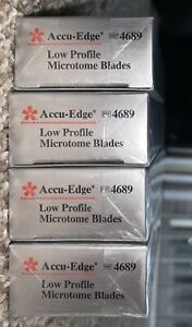 NEW Accu-Edge # 4689 - Box Of 50 Low Profile Microtome Blades (sealed)