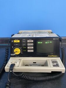 HP Codemaster with Hard Paddles and ECG Cable in Excellent Condition