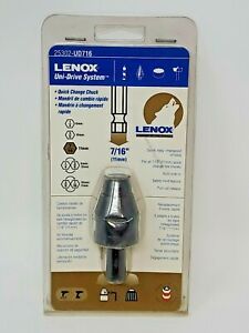 Lenox Uni-Drive 7/16&#034; Quick Change Chuck 25302-UD716 USA