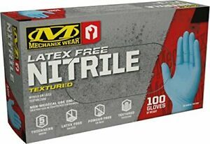 Mechanix Wear D02-03-011-100 - Nitrile Disposable Gloves Powder Free Latex Fr...