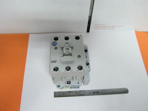 Large allen bradley electric breaker contactor 100-c43kj10 600v 63a bin#44 for sale