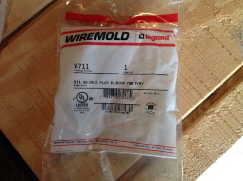 Wiremold v711 series 700 90 degree flat elbow for sale