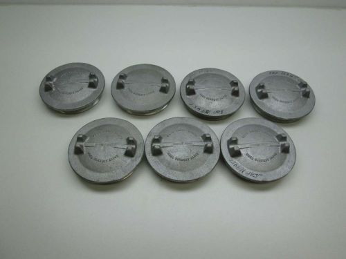 Lot 7 new crouse hinds gua 09 13303-l top cover fits 5in outlet box d392358 for sale