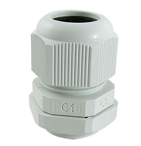 10 pcs waterproof pg16 white plastic cable glands joints for sale
