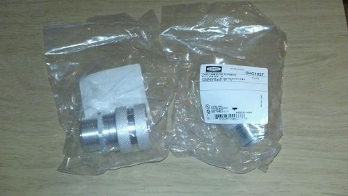 Hubbell shc1037 aluminum straight cord connector 3/4&#034; thread  lots of 4. for sale