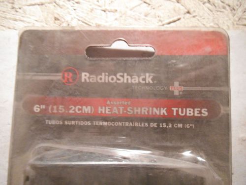 Radioshack 6&#034; heat srink tubes - (a couple missing from package) for sale