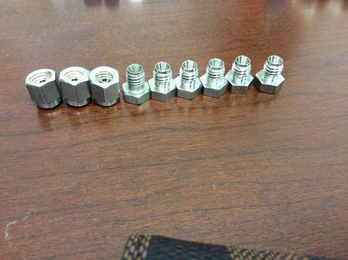 A lot of 10 swagelok plugs for sale