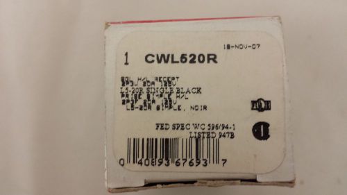 NEW Cooper Wiring Devices 20A 125V  CWL520R NEMA L5-20R