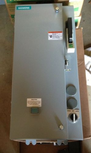 Siemens Combination Motor Starter Nema Size 0 30A Fused Disconnect 17CP92NF1081