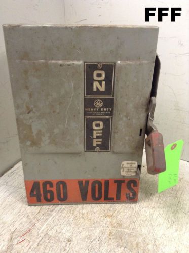 GE Heavy Duty Safety Switch Cat No TH3361 Model 7 30A 600VAC/250VDC 20 HP