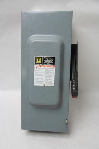 Square d heavy duty non-fusible safety switch hu363 with 100a and 600vac for sale