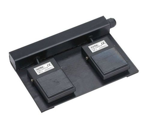 Xf-1d foot/treadle pedal switch plastic 10a/250vac 1a x 2 contact form ip54 qty1 for sale