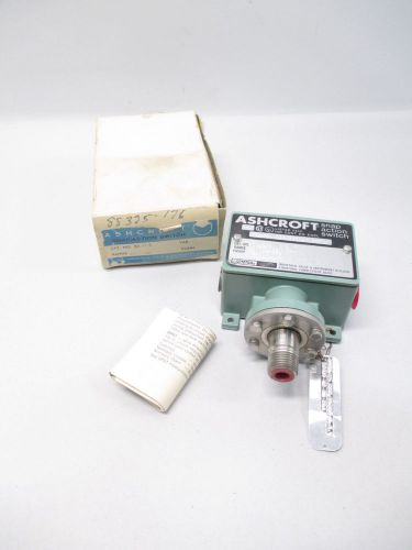 NEW ASHCROFT B424B XNF SNAP ACTION PRESSURE 125/250V-AC 15A SWITCH D475089
