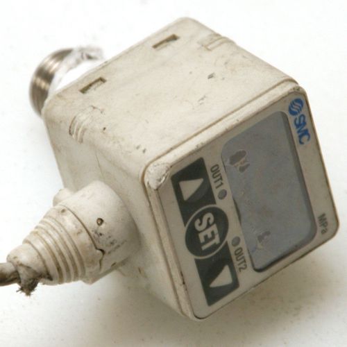 Lot of 2 smc ise50-02-62l digital pressure switch 0.100/1.000 mpa for sale