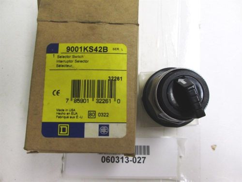 Square D 9001KS42B 3 position maintained Selector switch New in Box Old stock