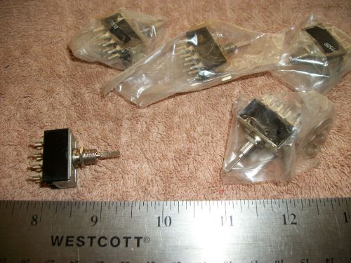 Lot of mini on/off/on(mom) 4pdt toggle switches! a for sale