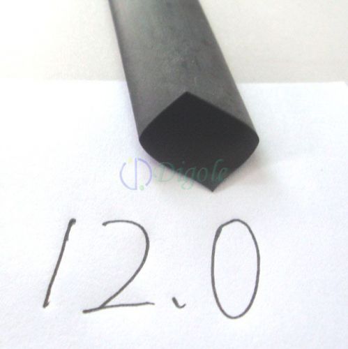 Heat shrink tubing tube diameter 12mm 15/32&#034; x 2m/6ft @black for sale