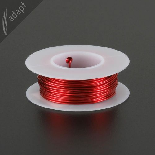Magnet wire, enameled copper, red, 19 awg (gauge), 155c, 1/8lb, 32ft for sale
