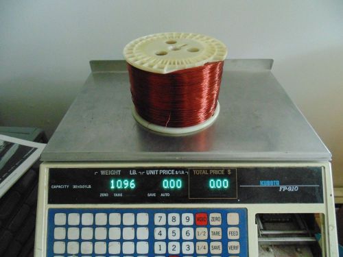 Magnet Wire, Enameled Copper, 25  AWG gauge 10.96 lbs