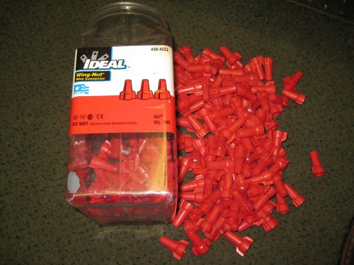 Ideal 30-452j red wire nut wing nut wire 25 per package (tag# 189) for sale