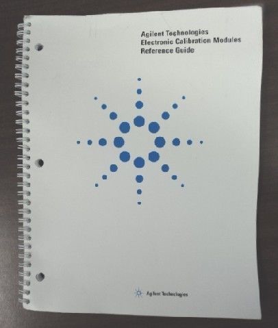 AGILENT ELECTRONIC CALIBRATION MODULES REFERENCE GUIDE