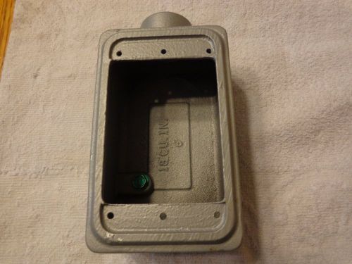 3/4&#034; Aluminum Dead End Shallow Type FS Cast Device Box