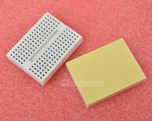 1pcs white solderless prototype breadboard 170 tie-points for arduino for sale