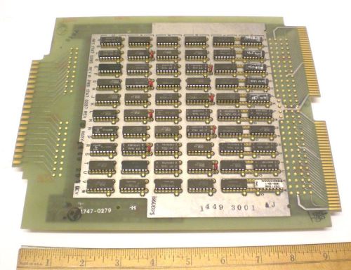 1 Proto Type Board for 60 IC&#039;s, Wire Wrapped Terminals on Back, &#034;BUROUGHS&#039; USA