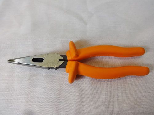 Klein 9-Inch Long Nose Pliers - Insulated 1000 Volts