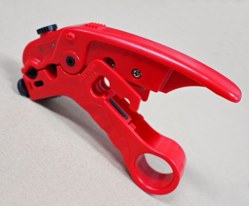EXSO Cable Wire Stripper Cutter Coax RG59/6 RG7/11 UTP STP Reversable Cassette