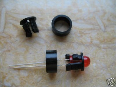 5mm black plastic led holder (short) 100pcs