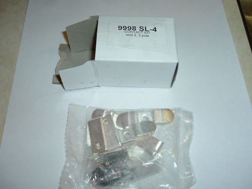 Square d 9998sl4 3 pole size 2 contact kit nib 9998 sl4 new in box for sale