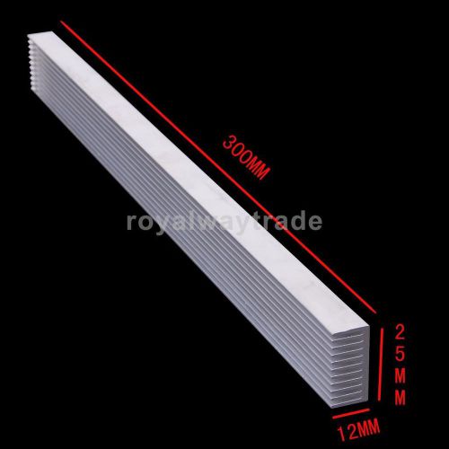 Aluminum  Heatsink Cooling for Lampe Light LED 4x3W/ 12x1W -Size 300x25x12mm