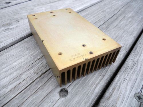 Aluminum Heat Sink 5&#034; X 3 1/8&#034; X 1 1/8&#034;