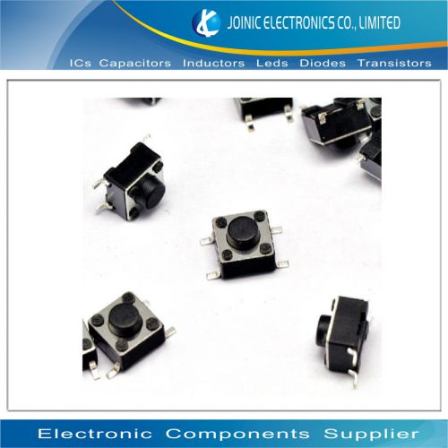 1000 pcs 6x6x5 mm tactile switch 4pin smd for sale