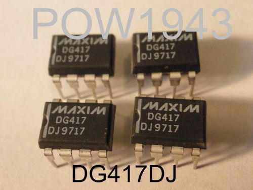 ( 4 PC. ) MAXIM DG417DJ CMOS, 8 PIN DIP