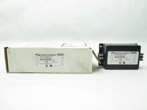 NEW CONTROL CONCEPTS I-105 ISLATROL 120V-AC 5A AMP LINE FILTER D440472