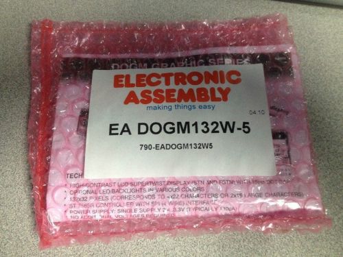 Lotx58 ea dogm132w-5 790-eadogm132w5 electronic assembly lcd module for sale