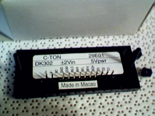 C-tron DK302 LCD display 29Eo1 fits .85 x 1.3 &#034; hole with instructions