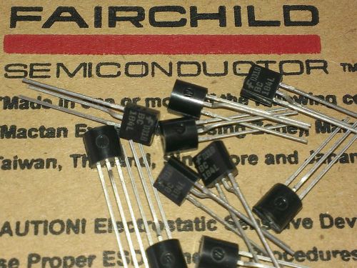 [200 pcs] BC184L Fairchild  NPN Bipolar Transistor 0,5A 150MHz Case TO92