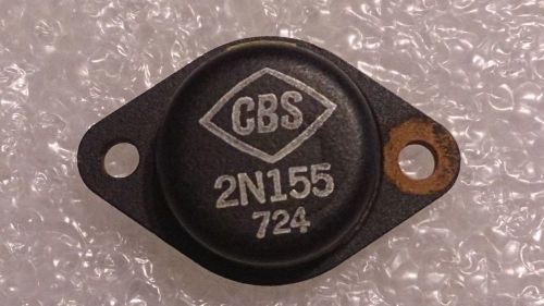 Vintage CBS 2N155 Power Transistor  NEW OLD STOCK