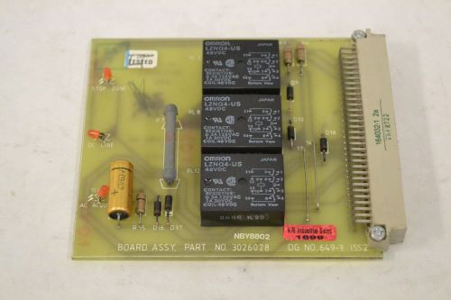 Mcl nby8802 3026028 649-3 control pcb circuit board b303782 for sale