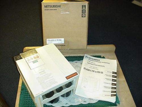 Mitsubishi AC Drive; 5HP, 600V, FR-A560-3.7K-NA  NIB