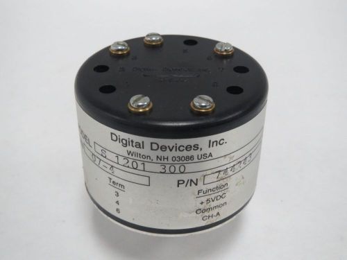 DIGITAL DEVICES S 1201 300 744243 1/4IN SHAFT ELECTRICAL ENCODER 5V-DC B302555